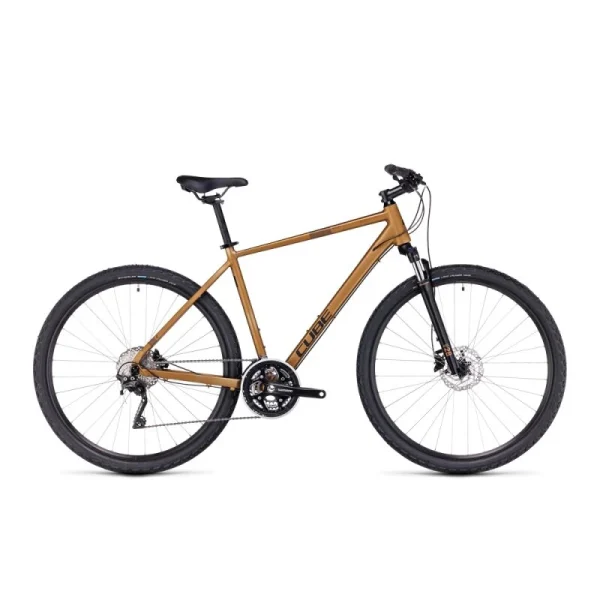 Cube Bikes Cube Nature Pro Damen Crossbike 2023 | Gold´n´black 1