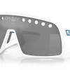 Oakley Sonnenbrille Sutro Eyeshade Heritage Colors Polished White | Prizm Black 19